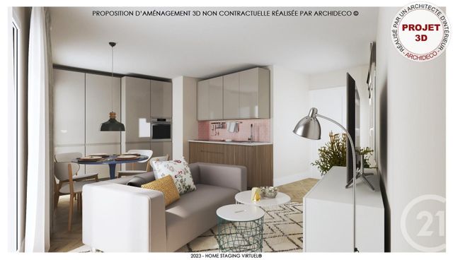 Appartement F2 à vendre - 2 pièces - 32.0 m2 - TREDREZ LOCQUEMEAU - 22 - BRETAGNE - Century 21 Cap Conseils