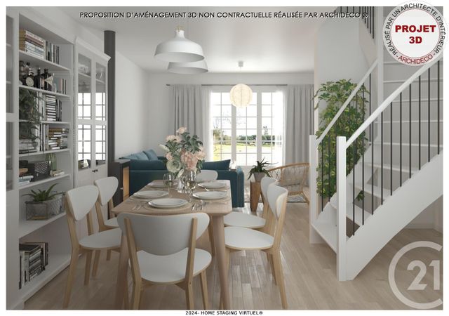 maison à vendre - 4 pièces - 70.0 m2 - LOGUIVY PLOUGRAS - 22 - BRETAGNE - Century 21 Cap Conseils